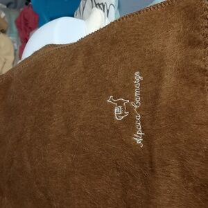 Alpaca Camargo Designer Scarf  est Sz 60x10  $39+ Free Scarf